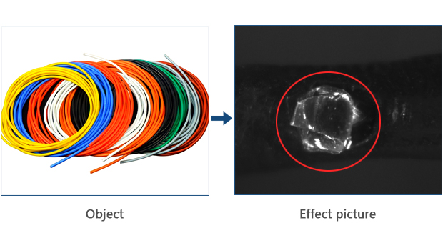 Wire product inspection case